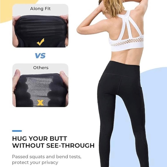 Along Fit Black Leggings - Picture 2 of 7